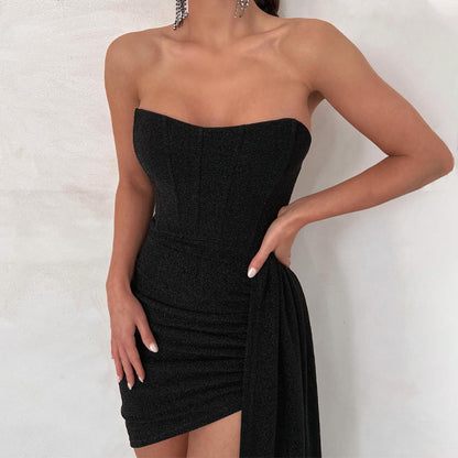 Robe de Cocktail Femme Courte et Chic