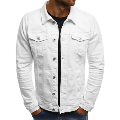 Veste denim homme classique avec poches