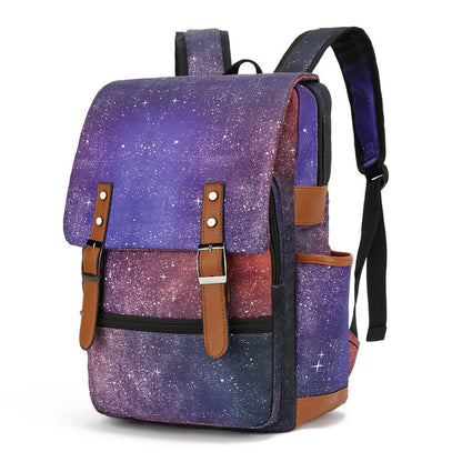 Sac à dos femme noir fleuri chic