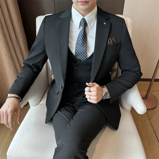 Costume Mariage Homme Slim Fit Gris Élégant