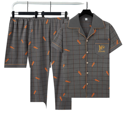 Pyjama Homme Léger pour Été - Short et Débardeur Colorés