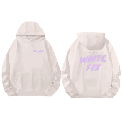 Sweat à Capuche Streetwear Blanc Confortable