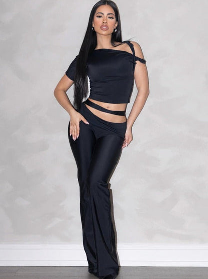Ensemble Deux Pièces Asymétrique Féminin - BerlinGlamour