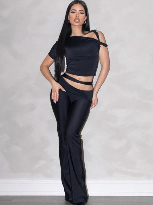 Ensemble Deux Pièces Asymétrique Féminin - BerlinGlamour