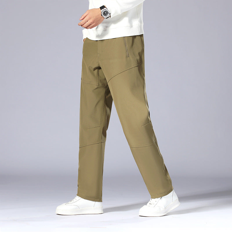 Pantalon de Randonnée Homme Élastique et Respirant avec Poches Zippées