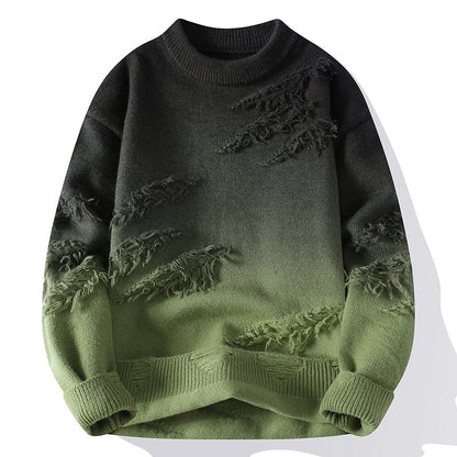 Pull Col Roulé Dégradé Chic Quotidien