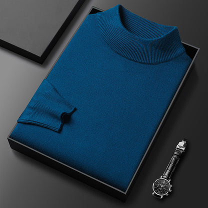 Pull Homme Hiver Chaud et Confortable Col Montant