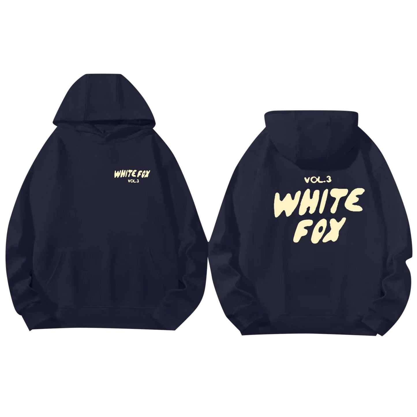 Sweat à Capuche Streetwear Blanc Confortable