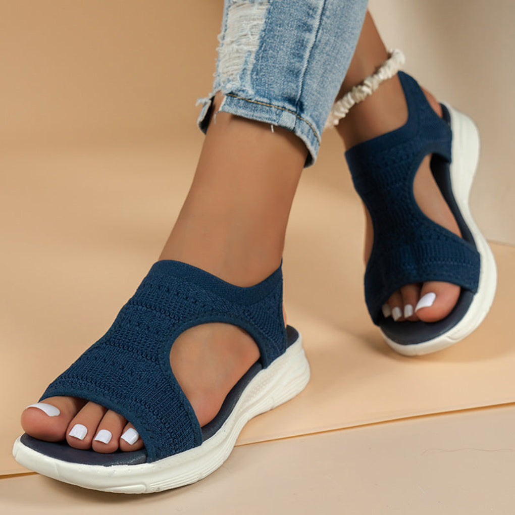 Sandales Femmes Printemps Ouvertes Confortables pour Marcher