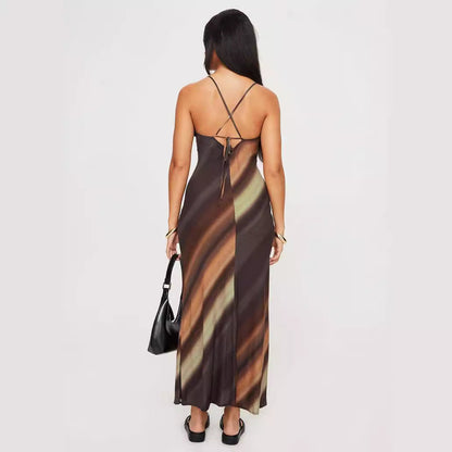 Wolff™ – Robe Longue Femme Élégante Été Confort et Sangles Étroites-4