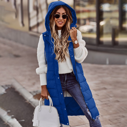 Gilet Long Et Matelassé Pour Femme | Chaud