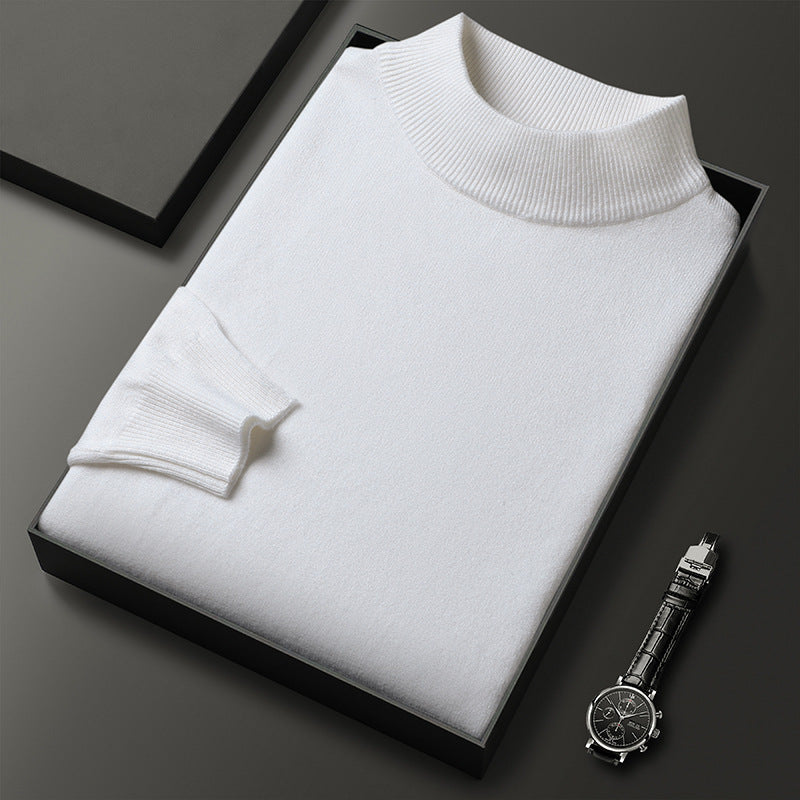 Pull Homme Hiver Chaud et Confortable Col Montant