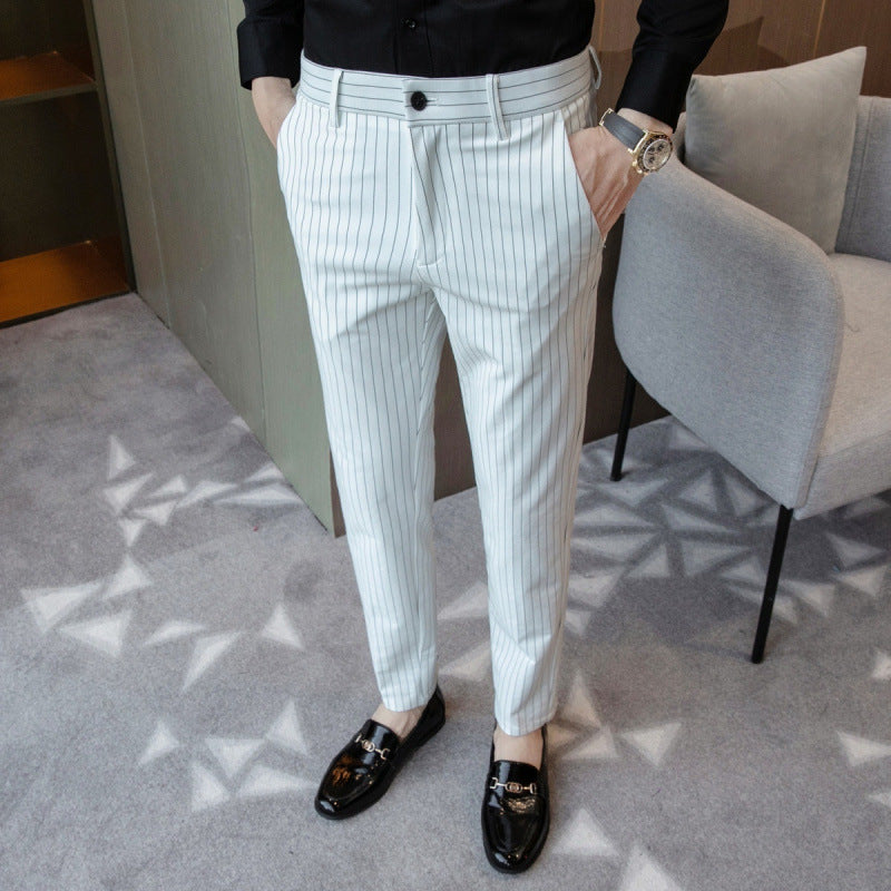 Pantalon Costume Rayure Élégant pour Homme