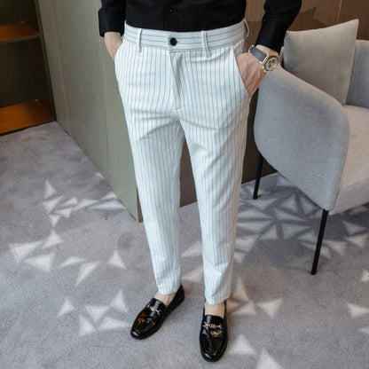 Pantalon Costume Rayure Élégant pour Homme