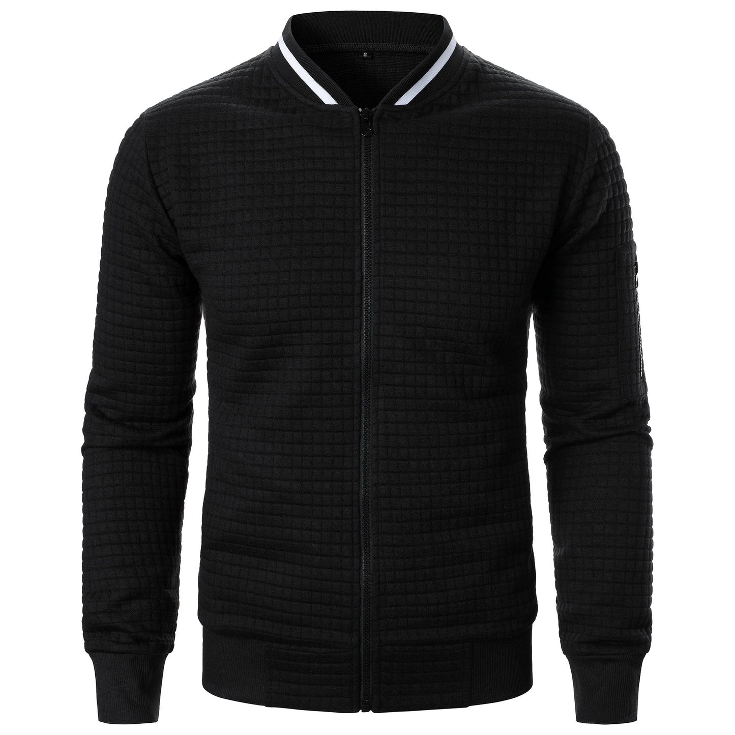 Blouson Cuir Aviateur Classique avec Fermeture Éclair Zip - PanierRoyale