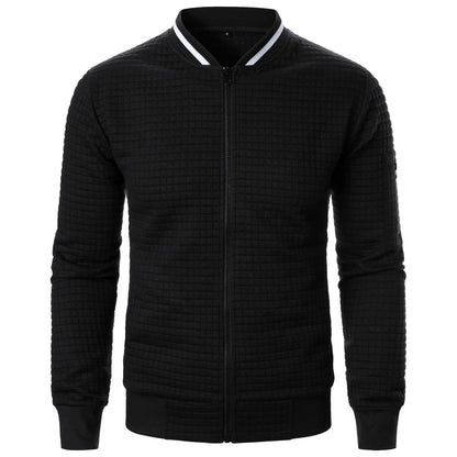 Blouson Cuir Aviateur Classique avec Fermeture Éclair Zip - PanierRoyale