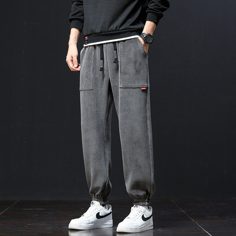 Pantalon Jogging Homme Coton Coupe Ample Confort Moderne