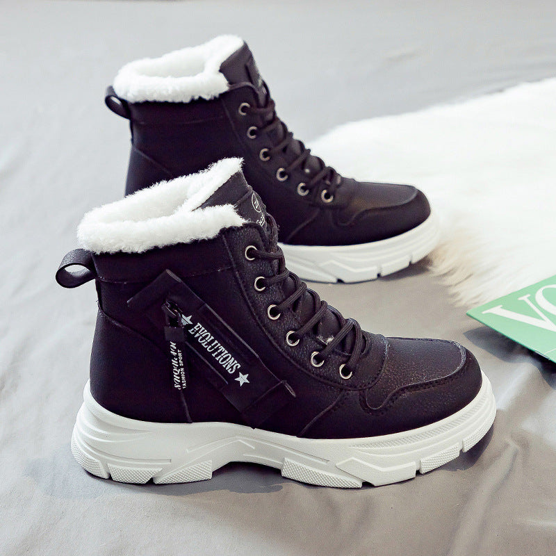 Bottes Femme Hiver Chauffantes à Semelle Antidérapante