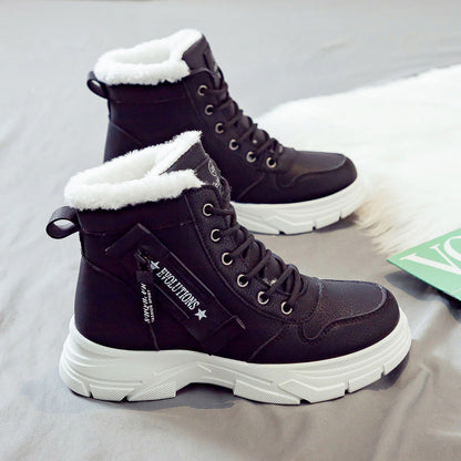 Bottes Femme Hiver Chauffantes à Semelle Antidérapante
