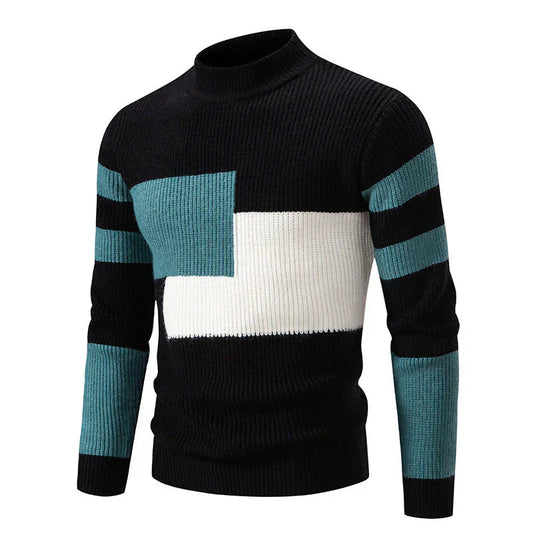 Pull Homme à Carreaux Doux et Chaud pour Hiver - PanierRoyale