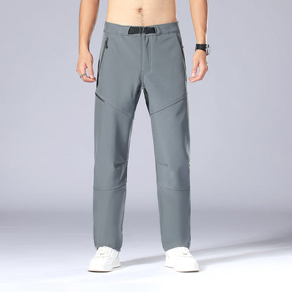 Pantalon de Randonnée Homme Élastique et Respirant avec Poches Zippées