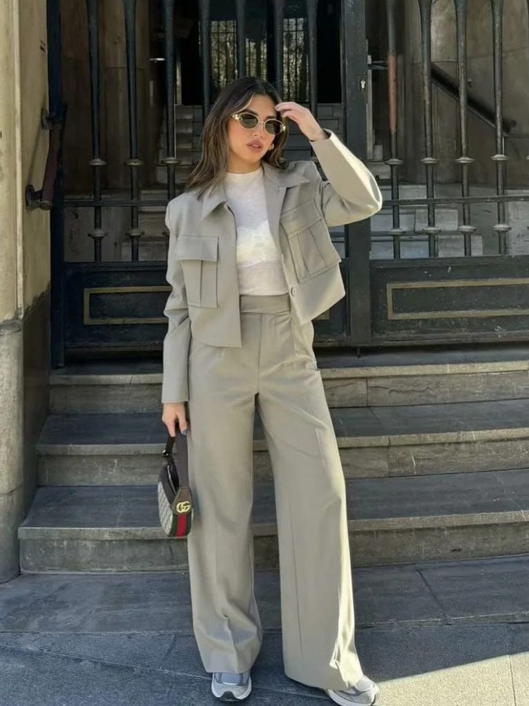 Costume femme chic deux pièces tailleur - PanierRoyale
