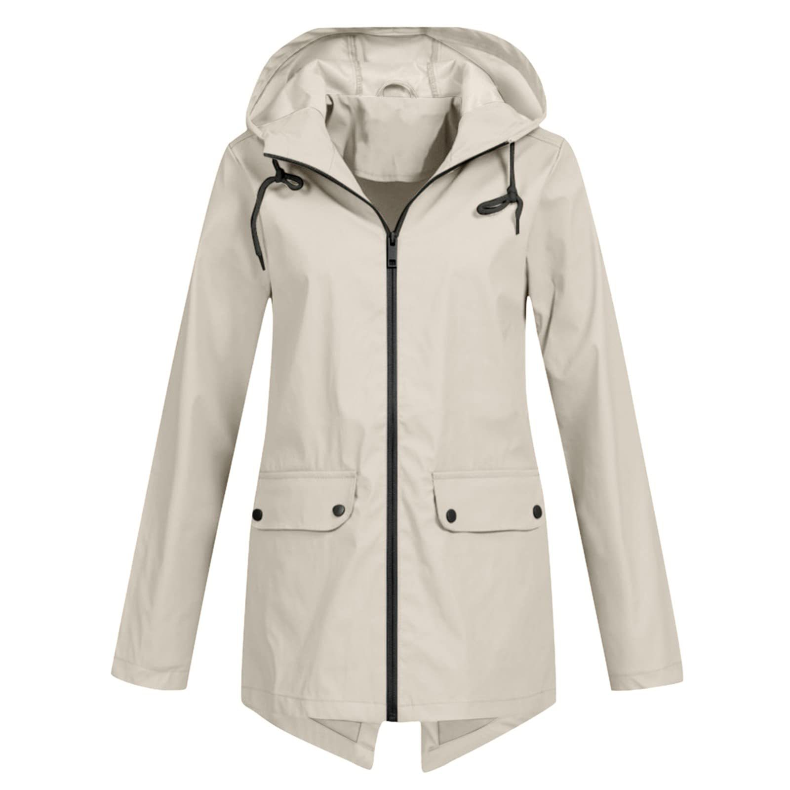 Veste femme à capuche et fermeture éclair avec poches avant - BerlinGlamour