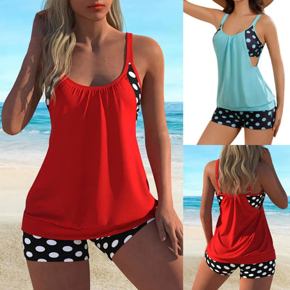 Maillot de bain Femme Deux pièces Taille haute Coupe rétro - PanierRoyale