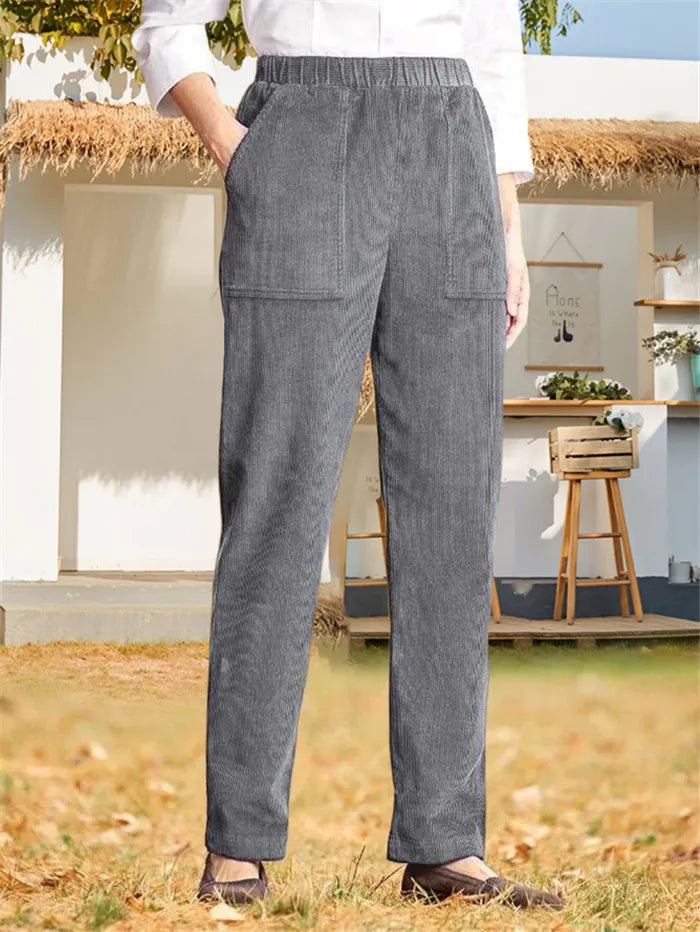 Pantalon Tailleur Élastique pour Femme - PanierRoyale