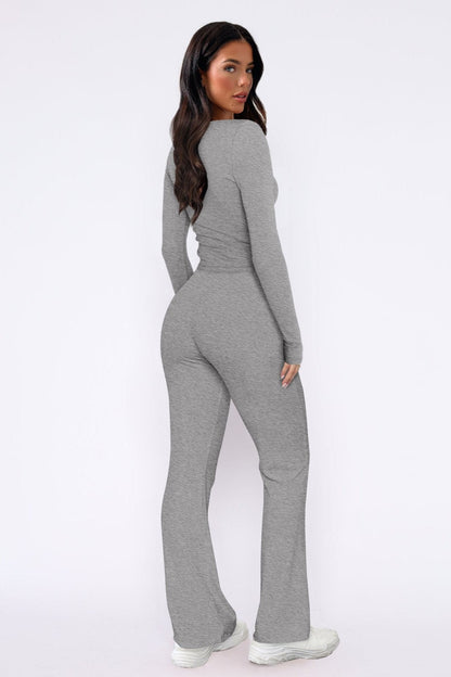 Combinaison Femme Manches Longues Élégante