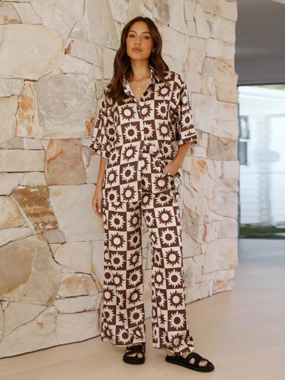 Ensemble Deux Pièces Imprimé Femme Moderne - BerlinGlamour