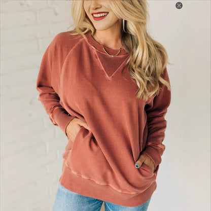 Sweat femme rose douce et chaude pour femme - PanierRoyale