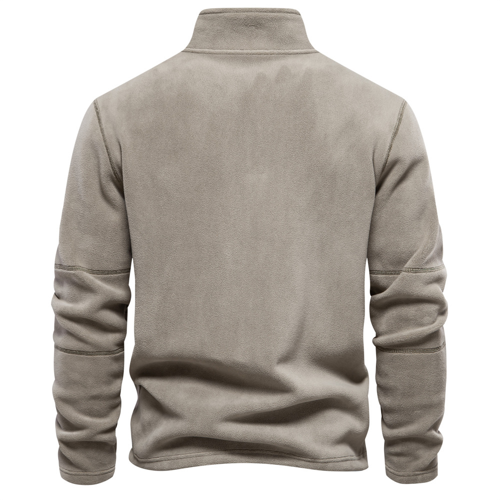 Sweat à capuche classique pour homme avec fermeture éclair