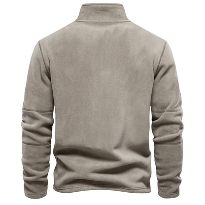 Sweat à capuche classique pour homme avec fermeture éclair