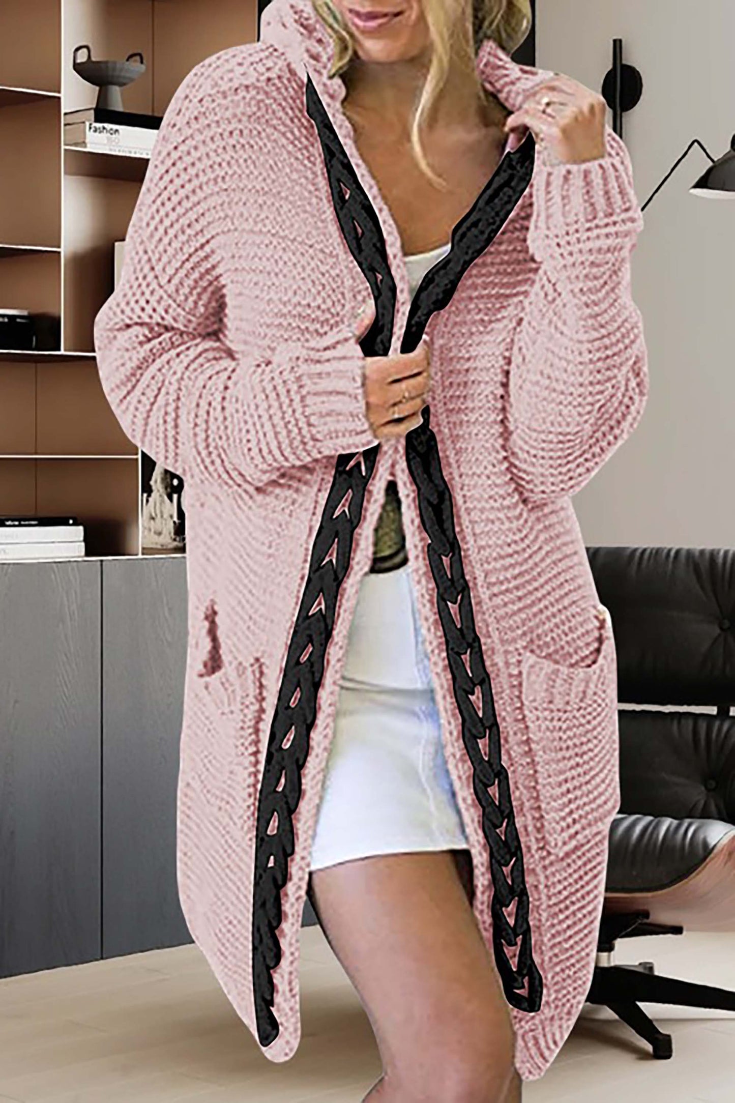 Pull Capuche Oversize Confortable Homme et Femme