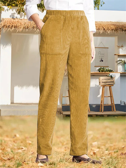 Pantalon Tailleur Élastique pour Femme