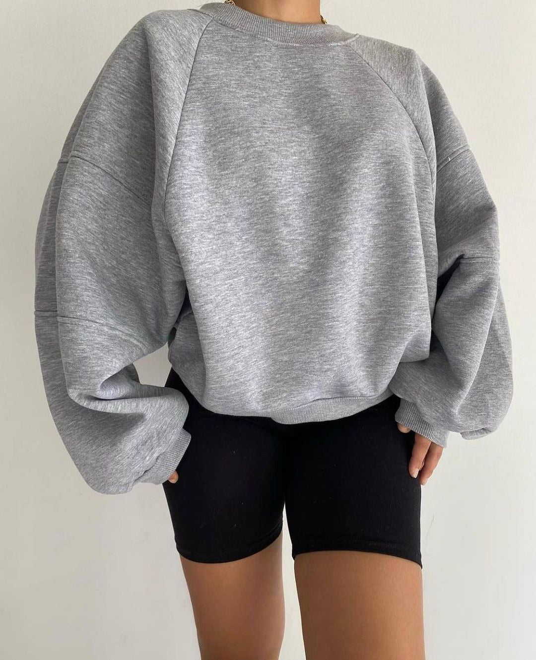 Sweat Femme Oversize Coton Doux et Confortable