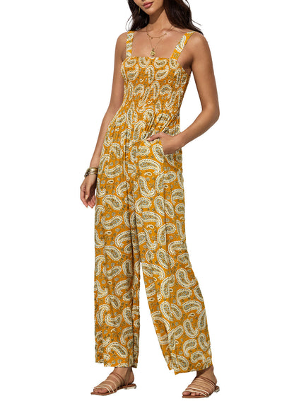 Salopette Femme Printemière Florale Élégante