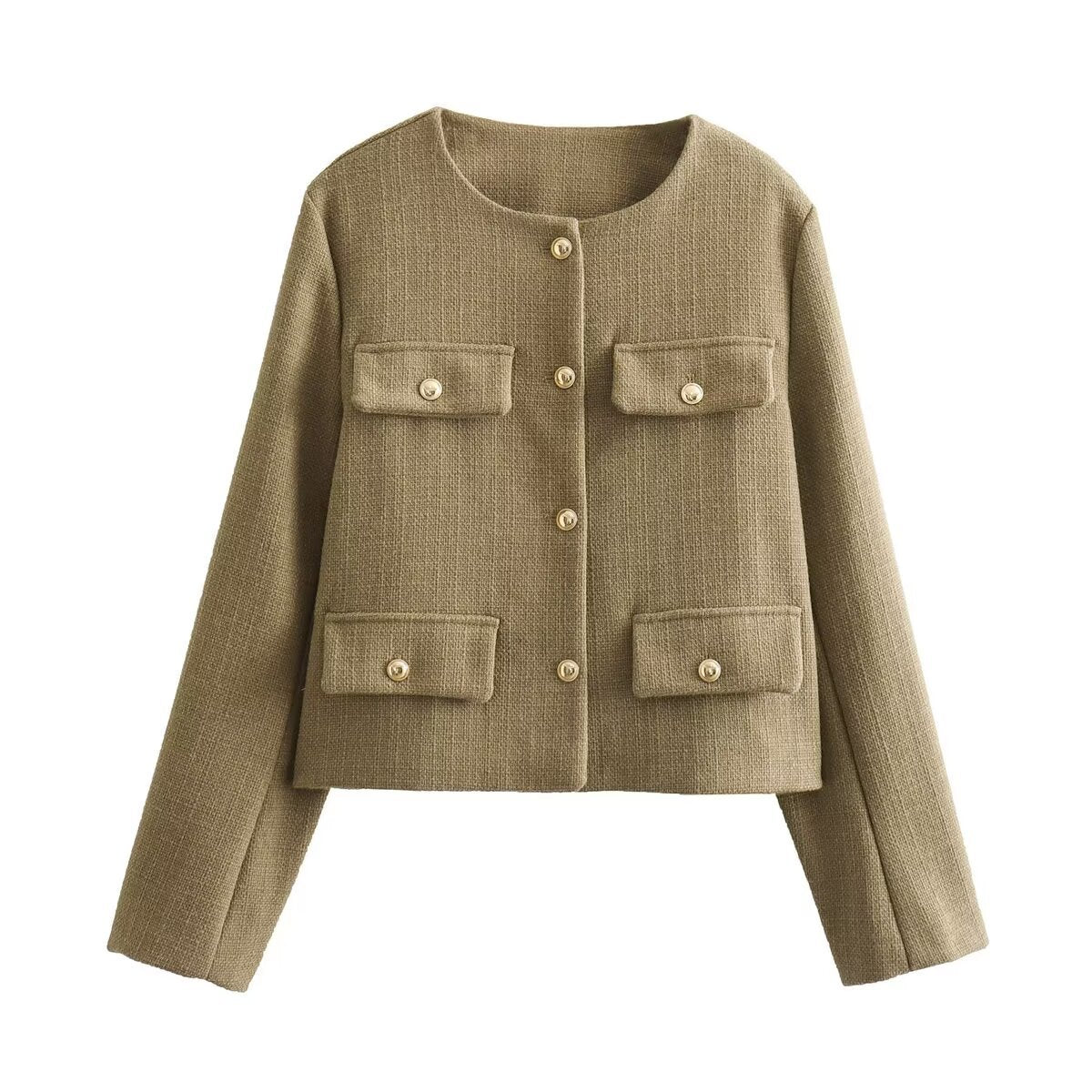 Veste Femme Élégante Manches Longues
