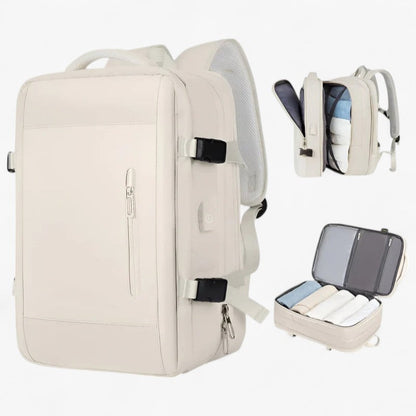 Sac de Voyage Imperméable avec Compartiment Sécurisé et Grand Volume