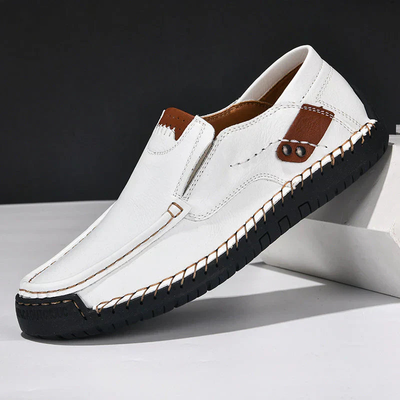 Chaussure Homme Cuir Marine Noir Élégant