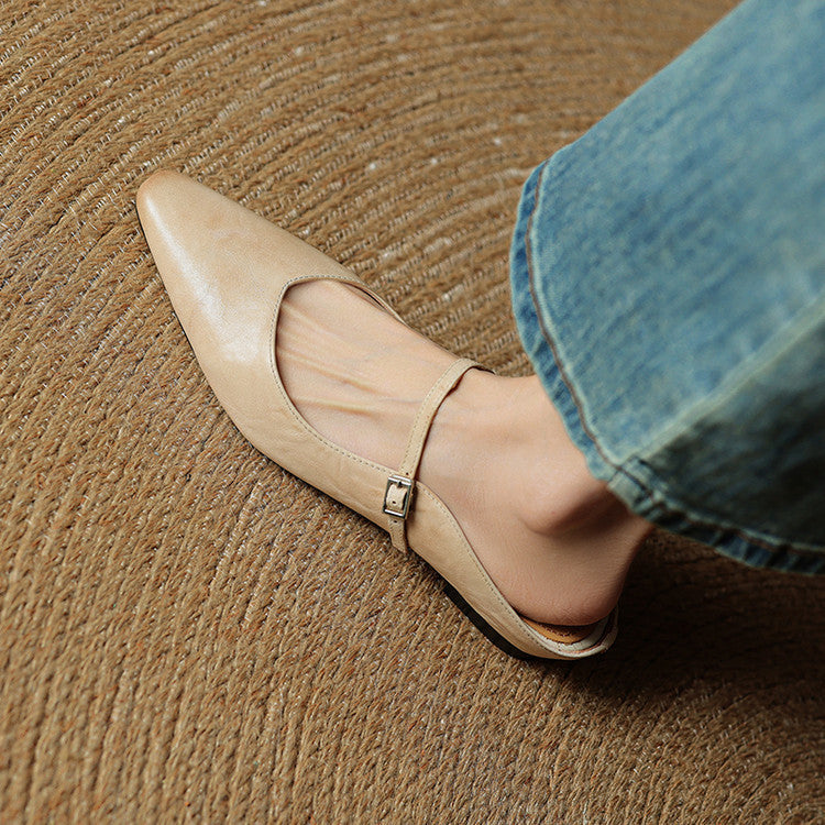 Mules Femmes en Cuir Authenticité Luxe