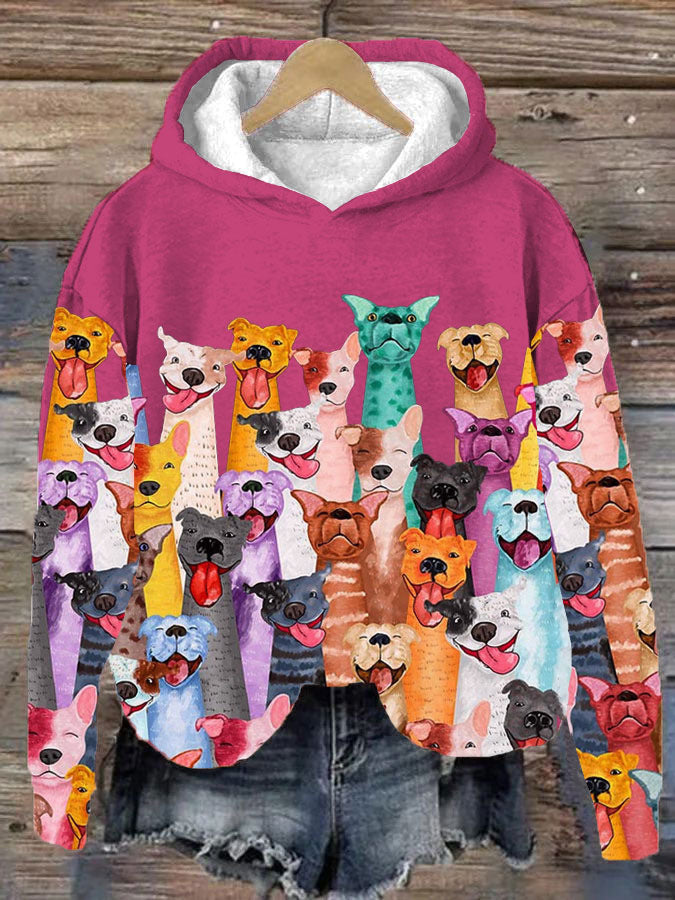Sweat Femme à Manches Longues Imprimé Floral