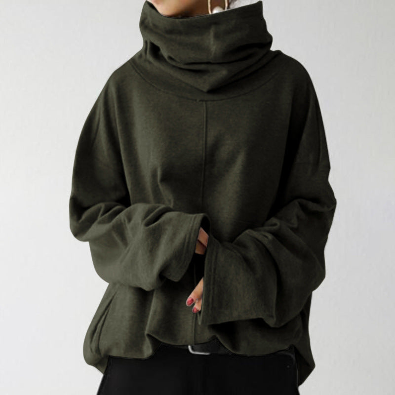 Pull casual oversize avec poches généreuses