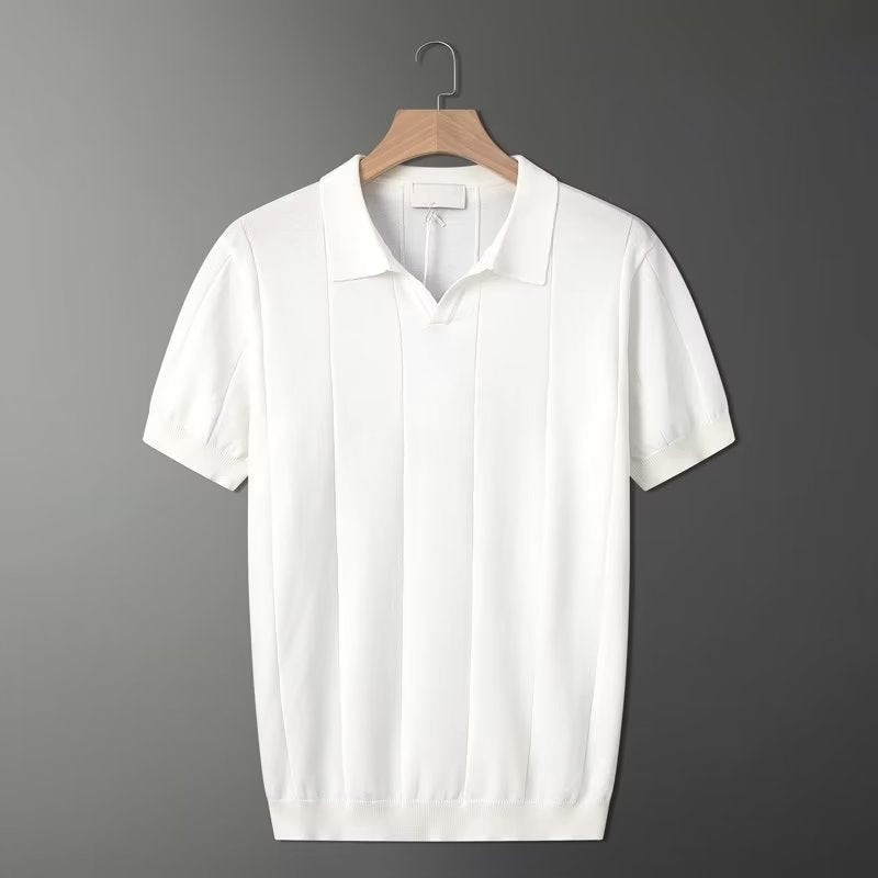 Chemise Polo Retro Vert Menthe