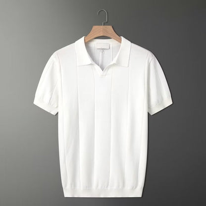 Chemise Polo Retro Vert Menthe