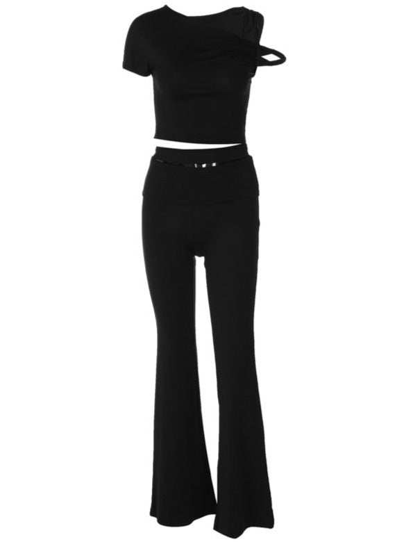 Ensemble Deux Pièces Asymétrique Féminin
