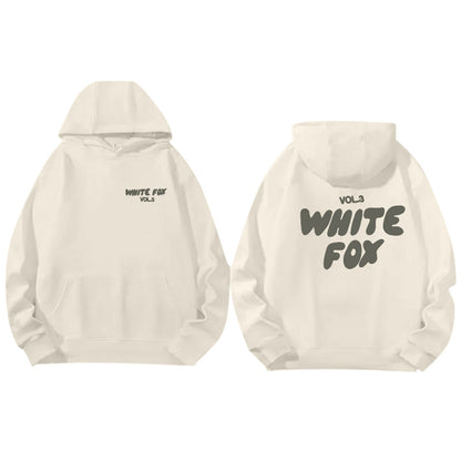 Sweat à Capuche Streetwear Blanc Confortable