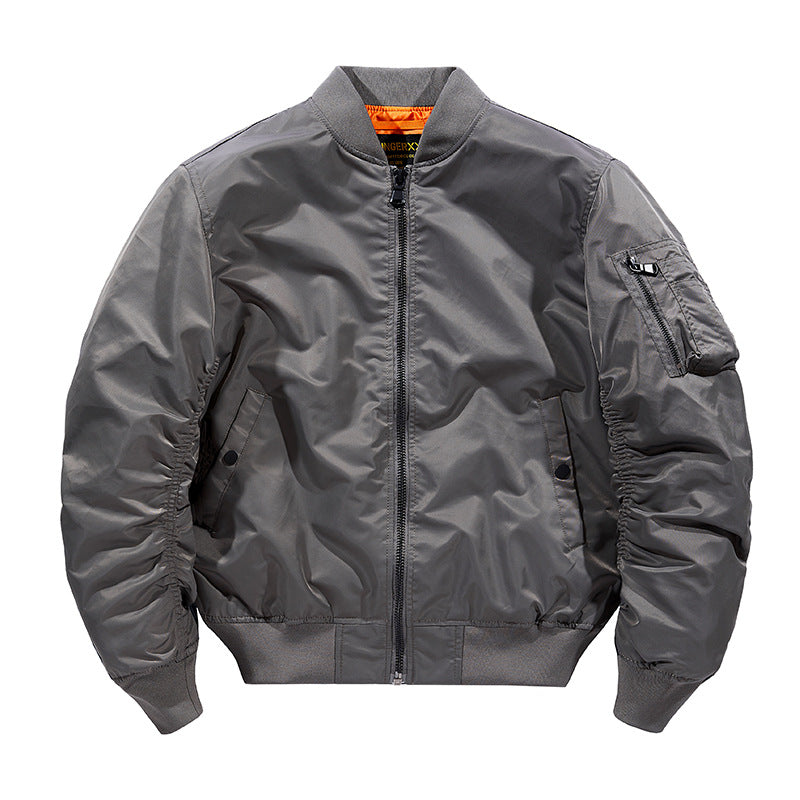 Blouson cuir aviateur épais et robuste pour homme