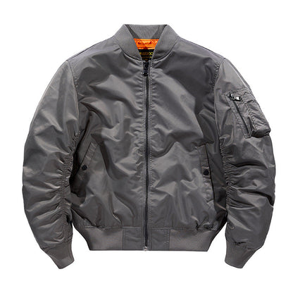 Blouson cuir aviateur épais et robuste pour homme